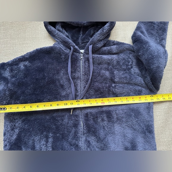 Aerie Plush Chenille-Style Fleece Zip Hoodie Jacket – Women’s Small oversized - Picture 8 of 10